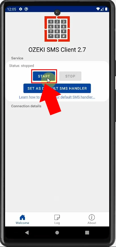 start android sms gateway