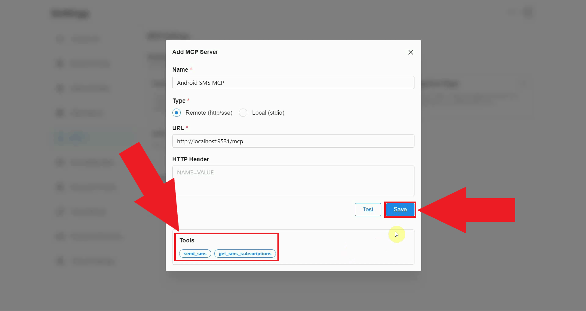 View tools and save config